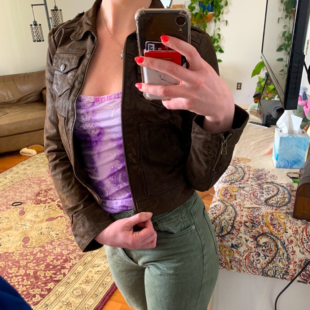 Levi’s Brown Leather Jacket